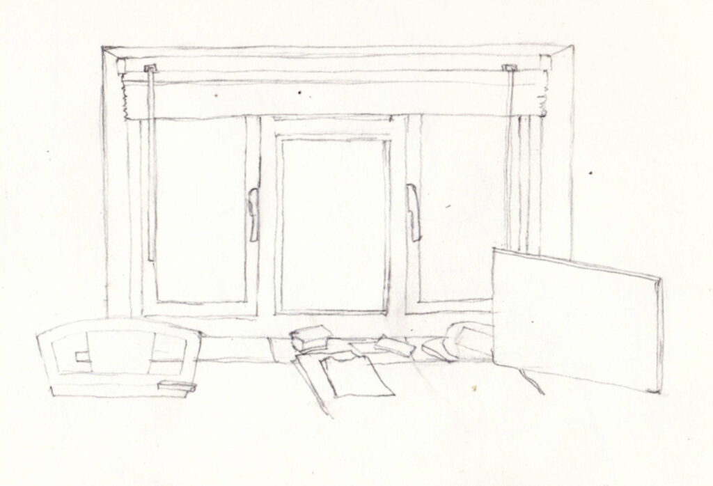 Drawing of a window