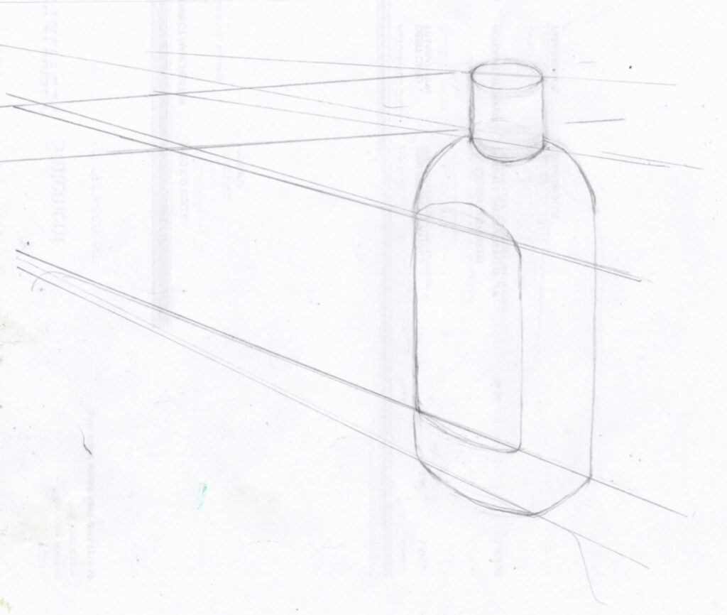 Bottle and lines